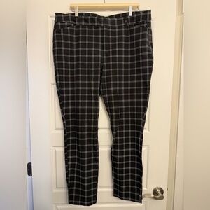 Old Navy Checkered High-Waisted Pixie Skinny Pants Size 18